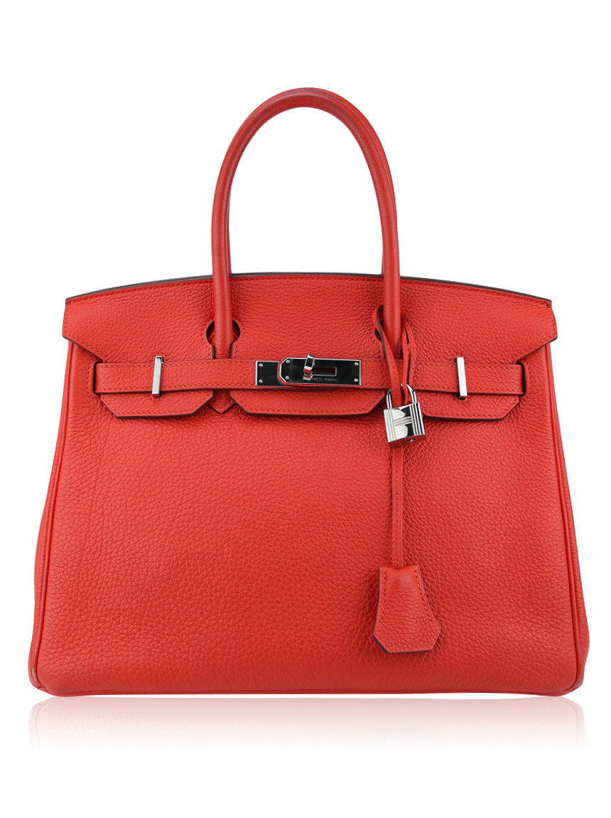 Bolsa Hermès Birkin 30 Vermelha