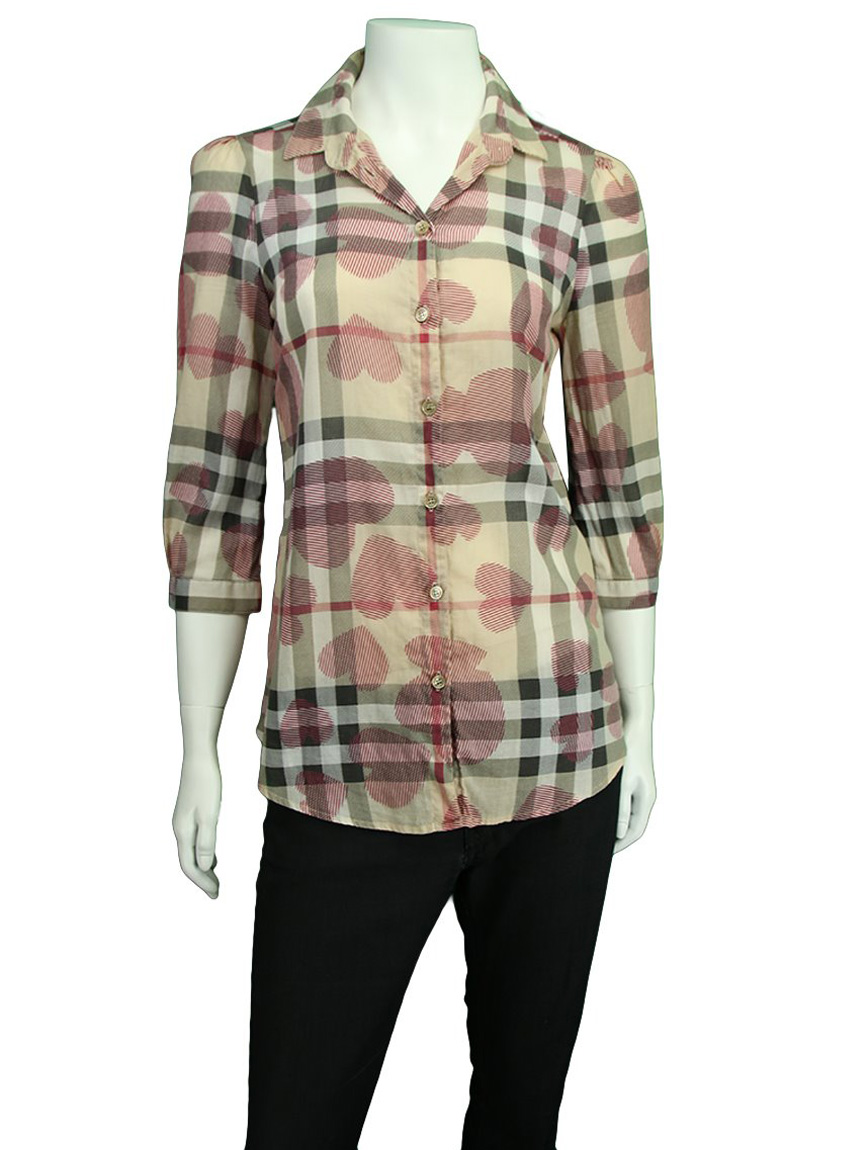 camisas burberry mujer