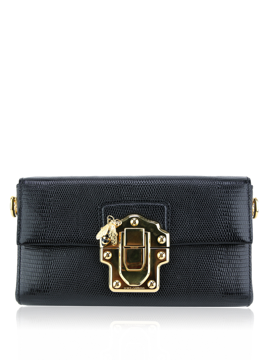 Bolsa Dolce & Gabbana Lucia Couro Preto