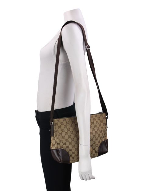 brown fringe crossbody bolsa