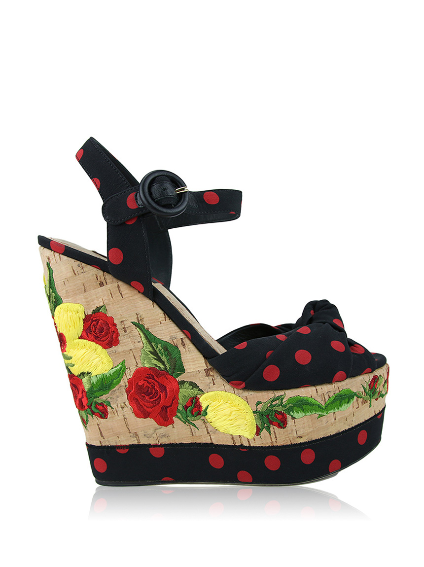 Sandália Dolce & Gabbana Poás Bordados