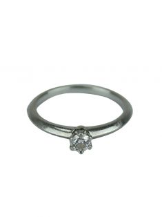 Anel Tiffany Co Diamante Original Atr Etiqueta Nica